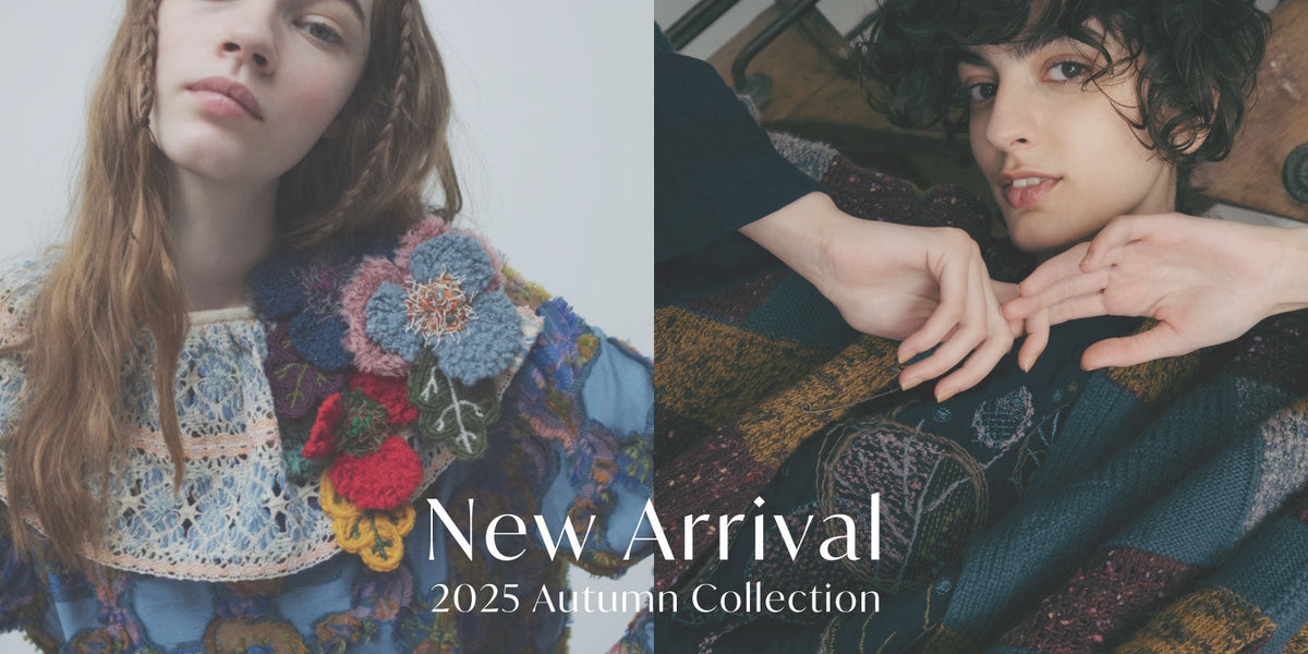 (値下げ最終) M&KYOKO 豪華刺繍ネックウオーマー&クレマチスセーター New Arrival】2025 Autumn Collection-ノベルティプレゼントのお知らせ