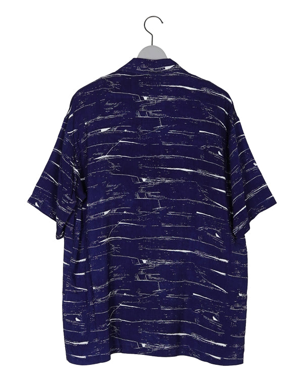 ALOHA SHIRT INDIGO OCEAN / 311861231004 – satoseni online store