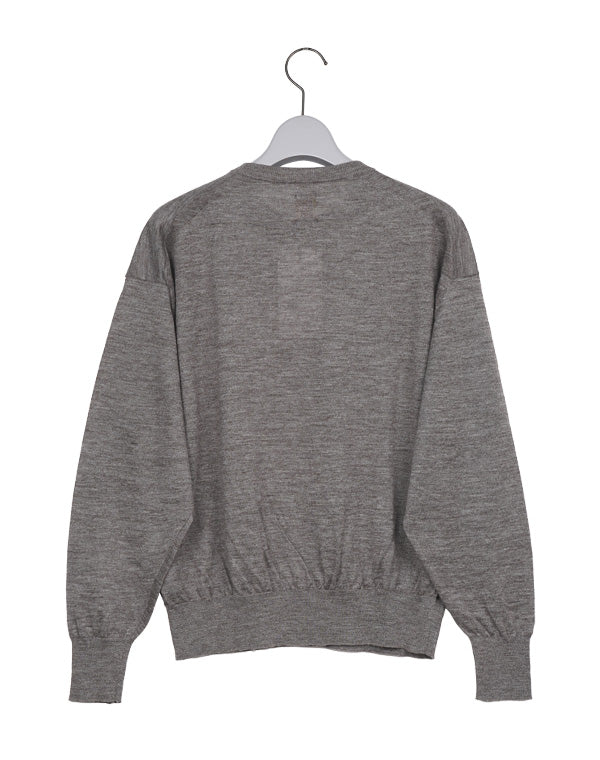 BATONER バトナー｜ Women CHOMA CREW NECK CARDIGAN BN-26SL-040｜GEA