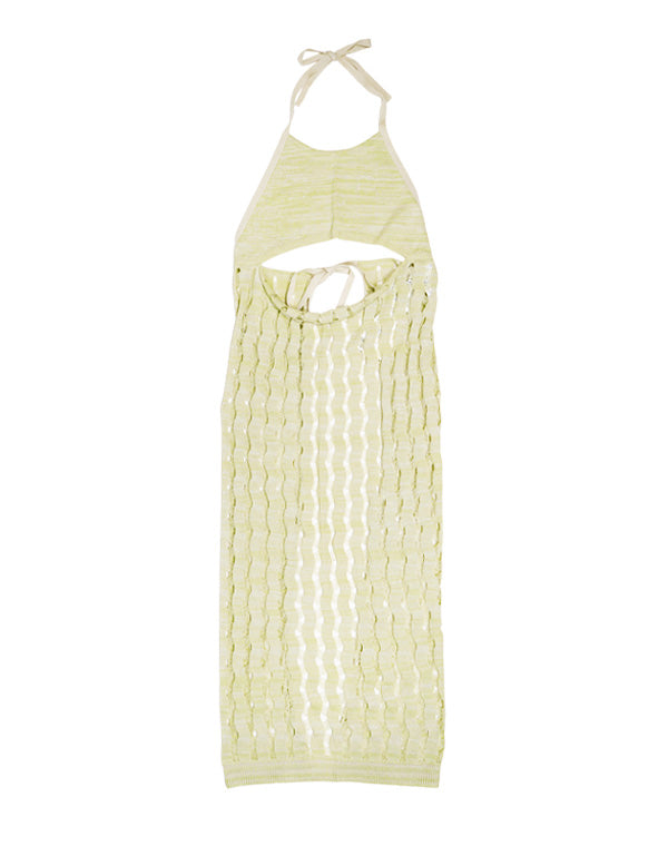 SALE】Ladder Stripe Apron Dress - Beige / 303333241002 – satoseni 