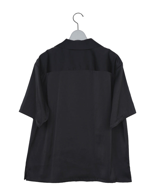 Oblada / OPEN COLLAR SHIRT / M2610SH05 – satoseni online store Oblada / OPEN COLLAR SHIRT / M2610SH05 – satoseni online store