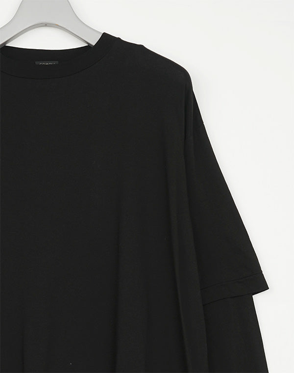 COMOLI コモリ｜THINコットン レイヤードTシャツ｜GEA – satoseni