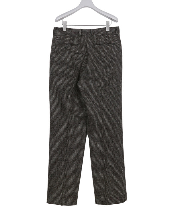 ALPACA WOOL SILK TWEED SLACKS / 315192252004 – satoseni online