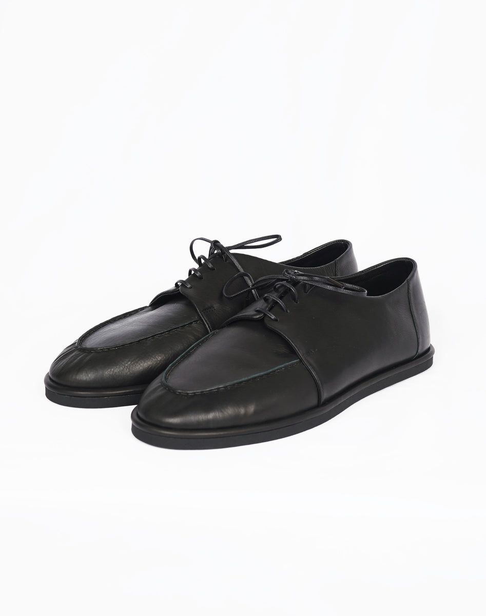 LEATHER LACE-UP SHOES / 361192252001 – satoseni online store