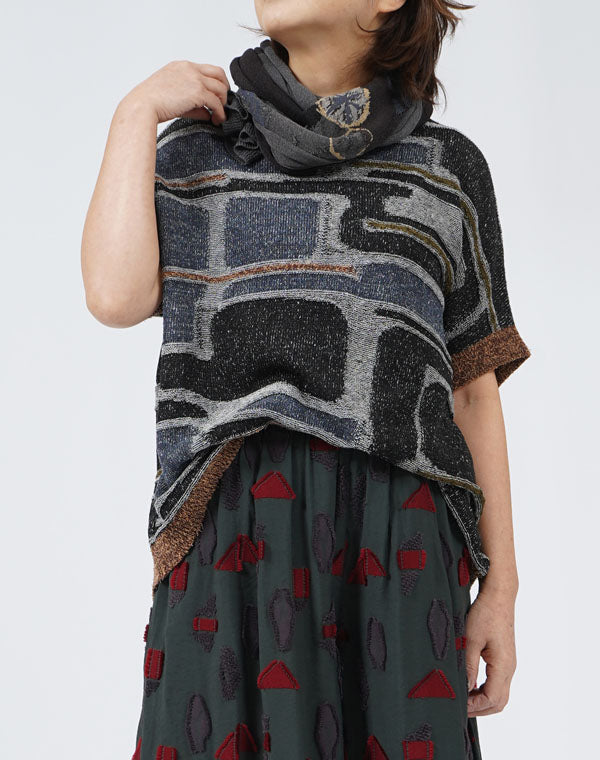 アートキャンバス柄ショール / BFH07017WA – satoseni online store