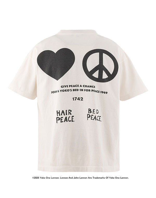 SAINT Mxxxxxx セントマイケル｜JL_SS T-SHIRT/IMAGINE PEACE/WHITE SM