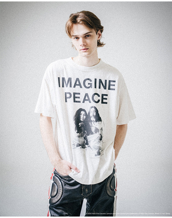 SAINT Mxxxxxx セントマイケル｜JL_SS T-SHIRT/IMAGINE PEACE/WHITE SM