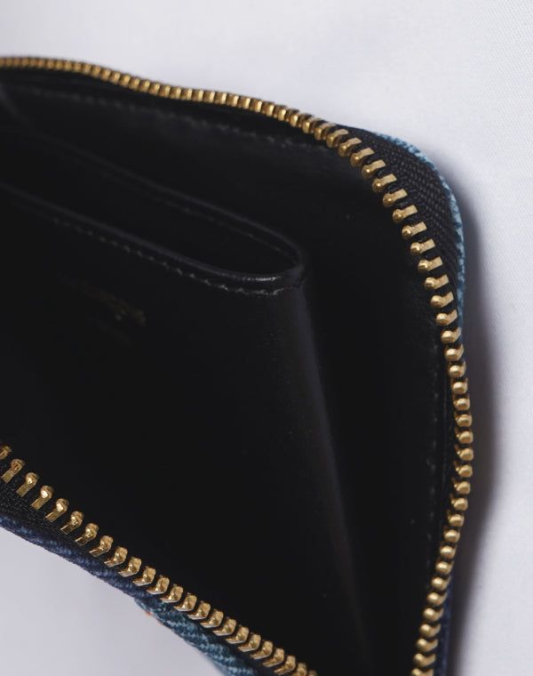 Wallet COMME des GARCONS / DENIM POCKET L字型ZIP財布 / 8Z-3210-051