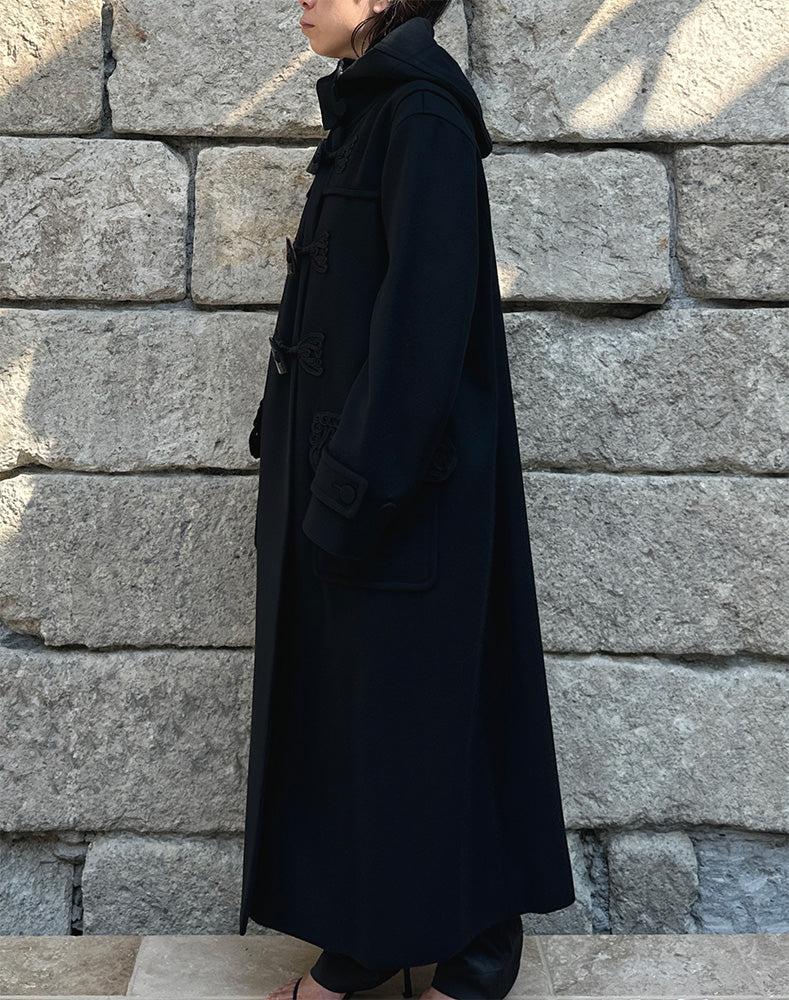 Mame Kurogouchi マメ クロゴウチ｜Cording Embroidery Duffle Coat
