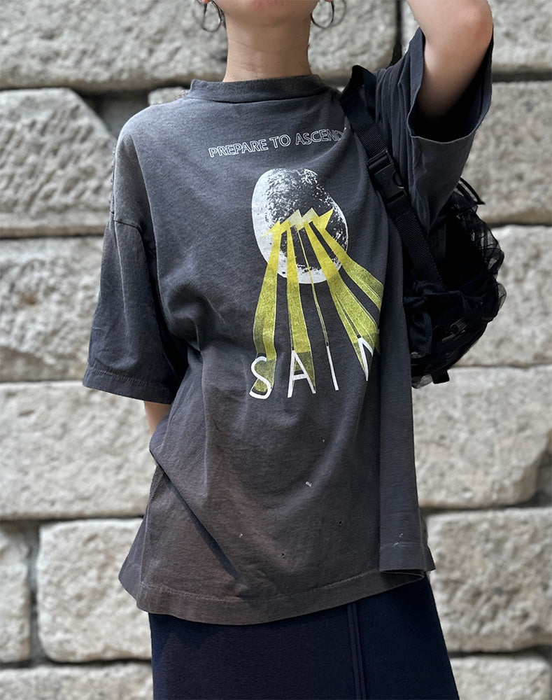 SAINT Mxxxxxx セントマイケル｜SS TEE/EGG/BLACK SM-HR8-0000-007