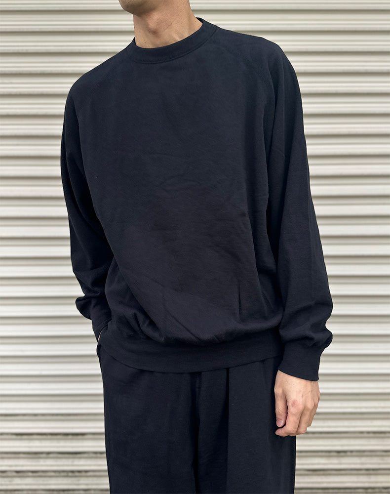COMOLI コモリ｜ LWコットン裏毛 クルーネック D01-05017｜GEA