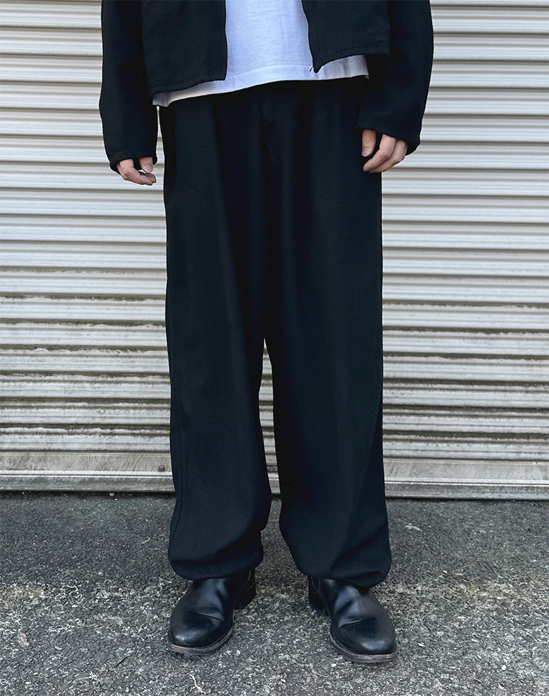 COMOLI コモリ｜ シルクネップ ドローストリングパンツ D01-03008｜GEA
