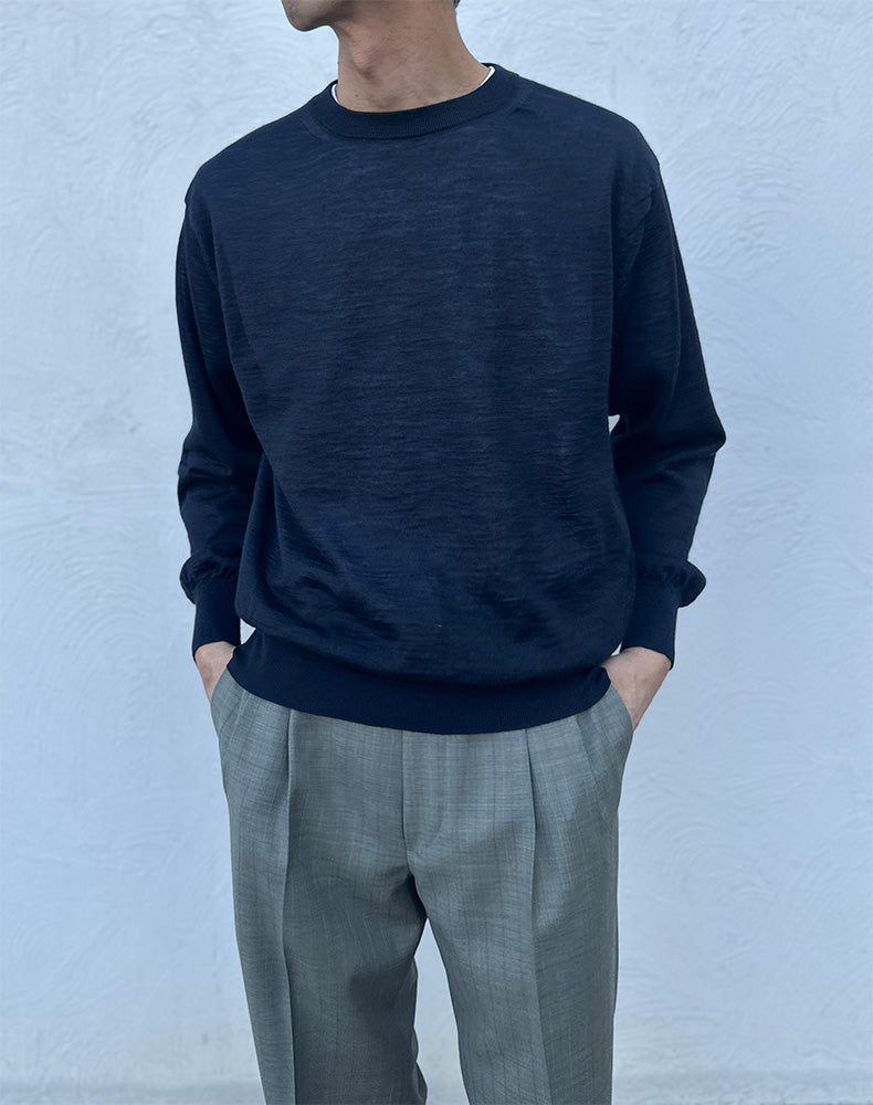 BATONER バトナー｜ Men CHOMA CREW NECK BN-26SM-058｜GEA – satoseni