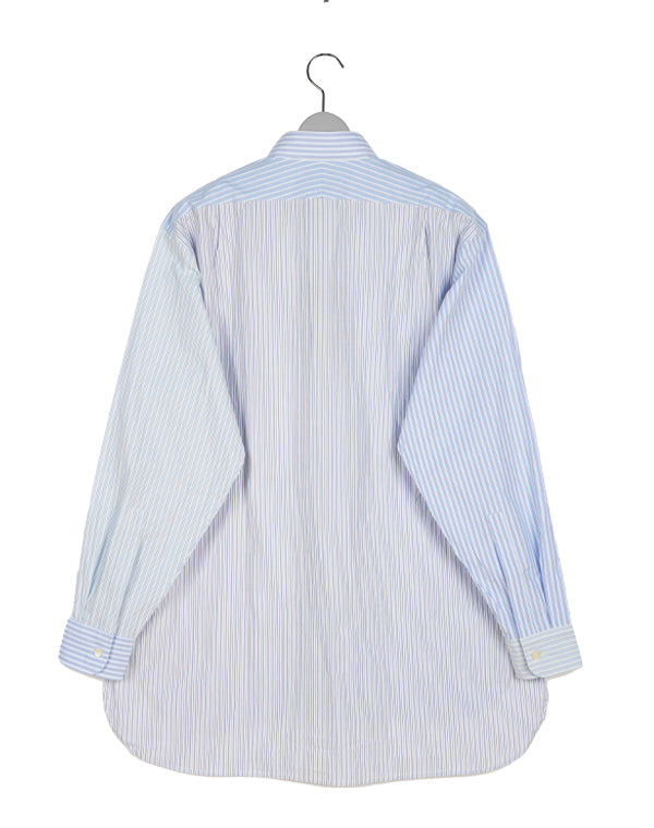 シャツ NEEDLES 18-19 CLASSIC THIRT NEEDLES ニードルズ｜Combo Tab Collar Shirt - Cotton Typewriter