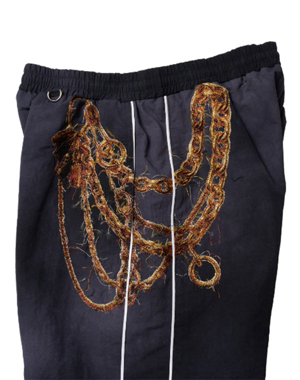 doublet ダブレット｜TROMPE L'OEIL EMBROIDERY TRACK PANTS｜GEA