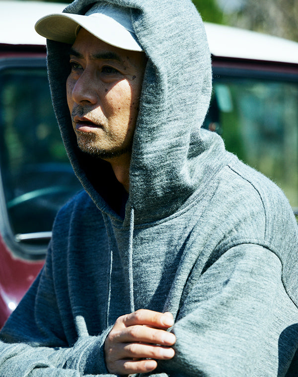 BCA23002LT / WoolJerseyHoodie – satoseni online store /サトウ