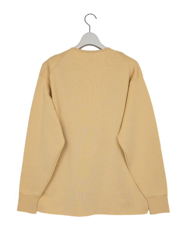 BATONER / 32G SMOOTH WOOL HENLEY NECK / BN-26FM-036 – satoseni