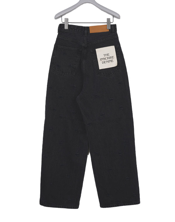 INSCRIRE アンスクリア｜Dot Hole Denim Pants IC261DAIDPT57｜GEA
