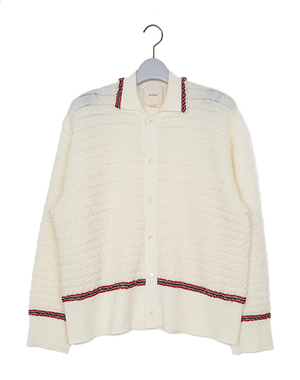 Kota Gushiken コウタグシケン｜Wrinkled Polo Cardigan KGAW25-K02