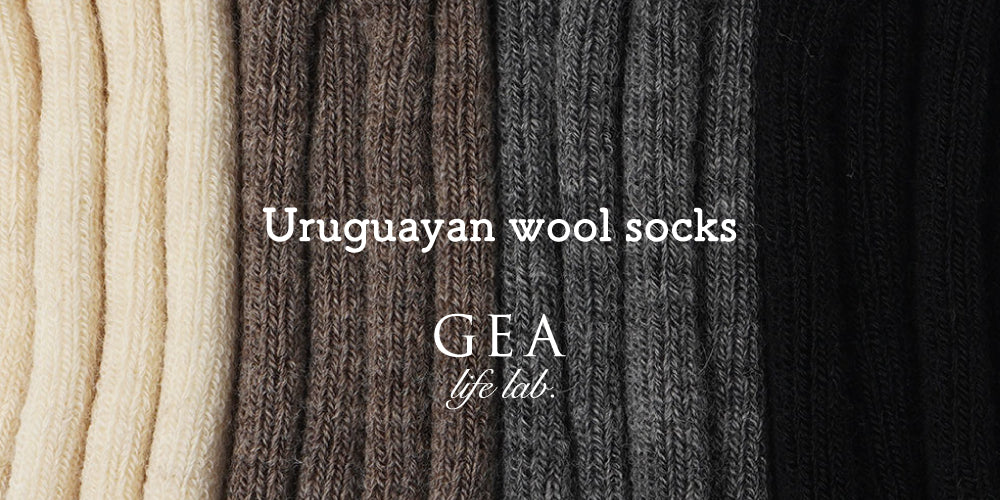 GEA life lab. / Uruguayan wool socks 『ウルグアイウールソックス』