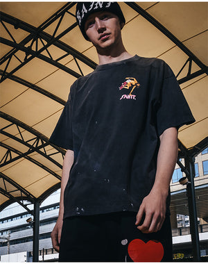 SAINT Mxxxxxx / SM-MK8-0000-007/SS T-SHIRT/SKATE/BLACK – satoseni