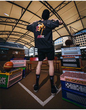 SAINT Mxxxxxx / SM-MK8-0000-007/SS T-SHIRT/SKATE/BLACK – satoseni
