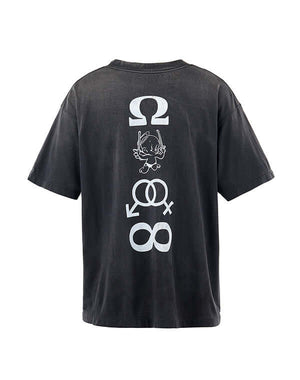 SAINT Mxxxxxx セントマイケル｜SS TEE/CANDLE/BLACK SM-HR8-0000-008