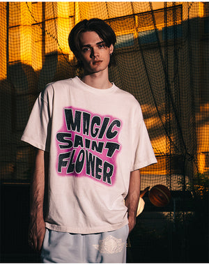 SAINT Mxxxxxx / SM-MK8-0000-010/SS T-SHIRT/MAGIC SAINT/WHITE