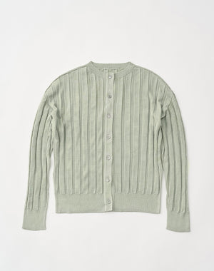 
                  
                    Load image into Gallery viewer, mayuhada silk rib cardigan【一部予約/12月上旬発送予定】 / BDH24105LH
                  
                