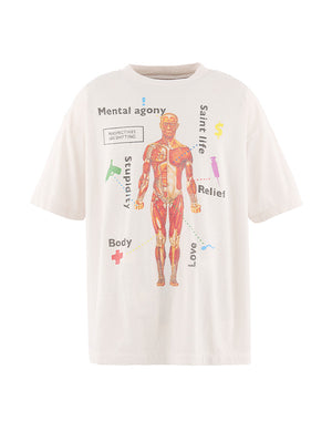 SAINT Mxxxxxx / SM-MK8-0000-013/SS T-SHIRT/BODY/WHITE – satoseni