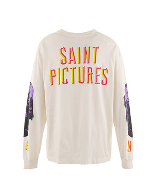 
                  
                    Load image into Gallery viewer, LS TEE / SAINT PICTURES / WHT / 304231242005
                  
                