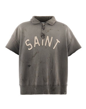 SAINT Mxxxxxx / MK8-0000-052/SS HALF ZIP SWEAT/SAINT/CHARCOAL