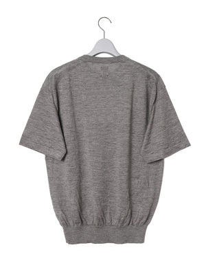BATONER バトナー｜ Men CHOMA HENLEY NECK SHORT SLEEVE BN-26SM-062