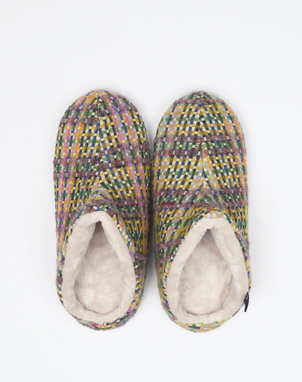 
                  
                    Load image into Gallery viewer, 《ABE HOME SHOES×GEA》ハイカットボア+GEA イエローチェック / 903483253009
                  
                