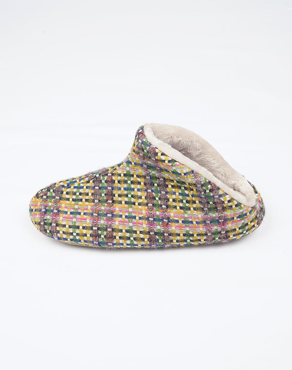 
                  
                    Load image into Gallery viewer, 《ABE HOME SHOES×GEA》ハイカットボア+GEA イエローチェック / 903483253009
                  
                