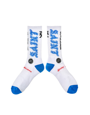 SAINT Mxxxxxx / SM-MK8-0000-107/SOCKS/SAINT/WHITE+BLUE – satoseni