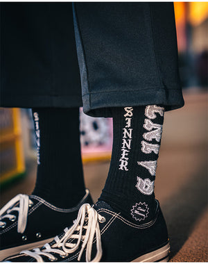 SAINT Mxxxxxx / SM-MK8-0000-109/SOCKS/SAINT/BLACK+GRAY – satoseni