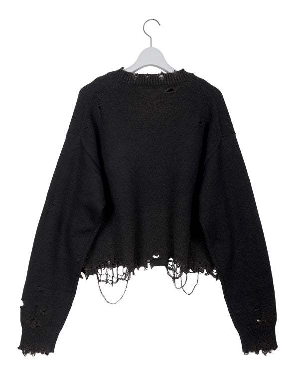 
                  
                    Load image into Gallery viewer, BROKEN HEART KNIT PULLOVER / 301175232002
                  
                