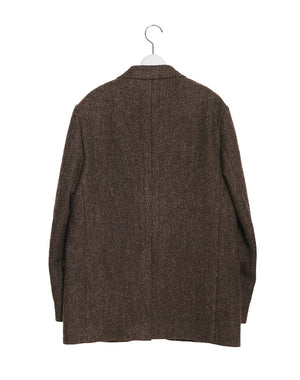 
                  
                    Load image into Gallery viewer, LAMA SHETLAND WOOL TWEED OVER JACKET / 313178242003
                  
                