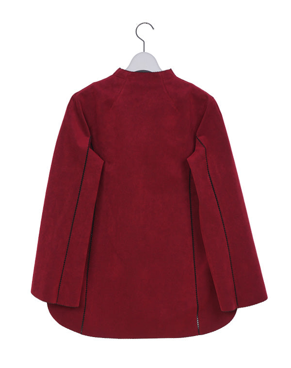 
                  
                    Load image into Gallery viewer, Synthetic Leather Fancy Ftitch Top / 301165252005
                  
                