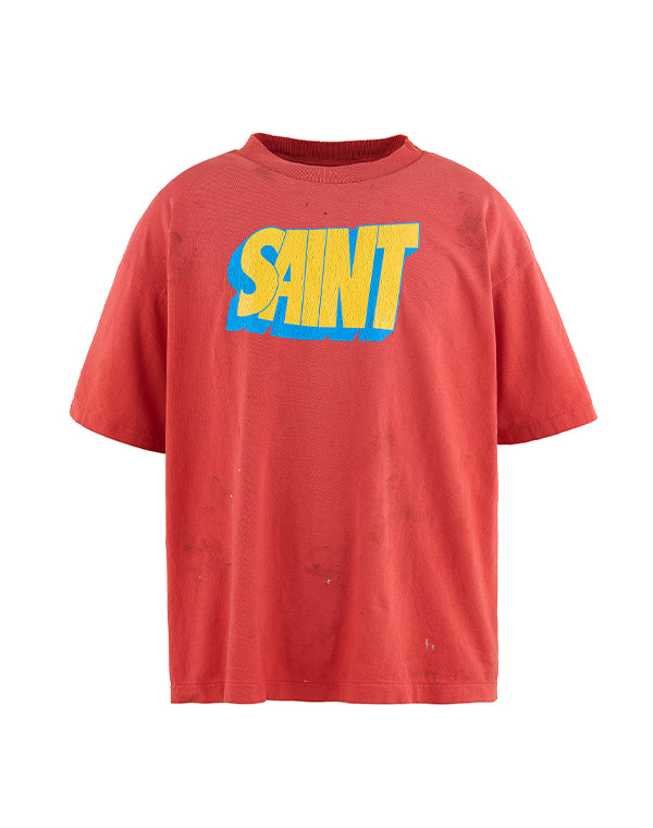 SAINT Mxxxxxx セントマイケル｜SS TEE/SAINT/RED SM-HR1-0000-025