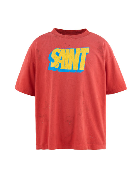 SAINT Mxxxxxx セントマイケル｜SS TEE/SAINT/RED SM-HR1-0000-025
