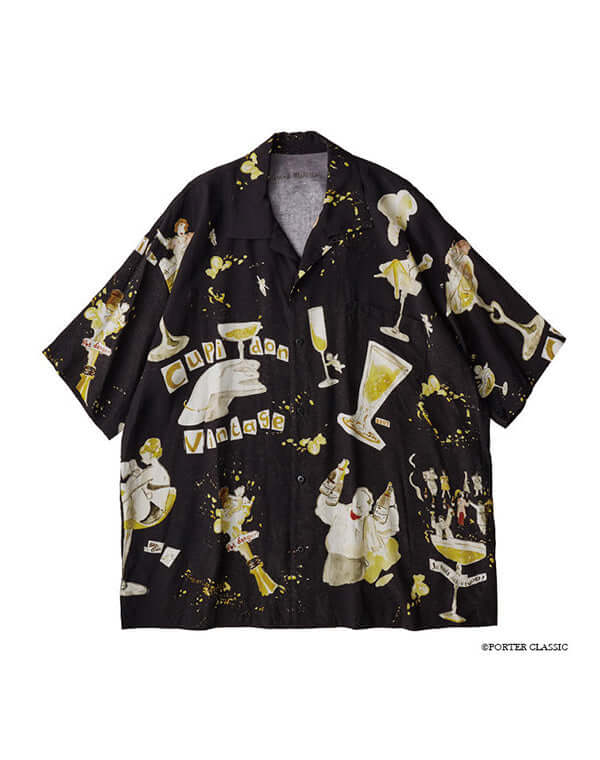 トップス PORTER CLASSIC POSTMAN ALOHA SHIRT S porter classic ポータークラシック｜ALOHA SHIRT CUPIDON PC-024-2689