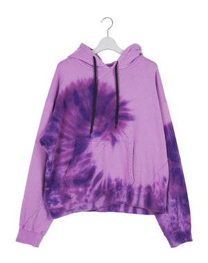 
                  
                    Load image into Gallery viewer, 【SALE】Hand Dyed Twist Hoodie Purple / 306846232002
                  
                