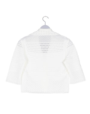 
                  
                    Load image into Gallery viewer, Lace Knitted Top / 301165232001
                  
                