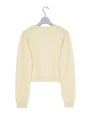 auralee BABY ALPACA FUR KNIT カーディガン アルパカ ベビーアルパカ ファー ニットカーディガン｜AURALEE(オーラリー