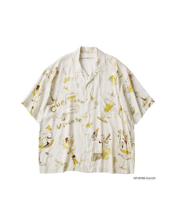 トップス PORTER CLASSIC POSTMAN ALOHA SHIRT S porter classic ポータークラシック｜ALOHA SHIRT CUPIDON PC-024-2689