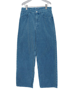 AURALEE / GARMENT-DYED FINX CORDUROY 5P WIDE PANTS / A26AP01FX