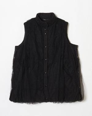 
                  
                    Load image into Gallery viewer, Tulle Down Vest / 309297232001
                  
                