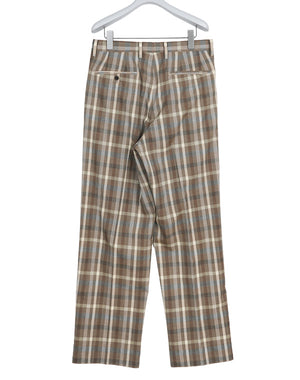 AURALEE オーラリー｜ SUPER FINE TROPICAL WOOL CHECK TWO-TUCK